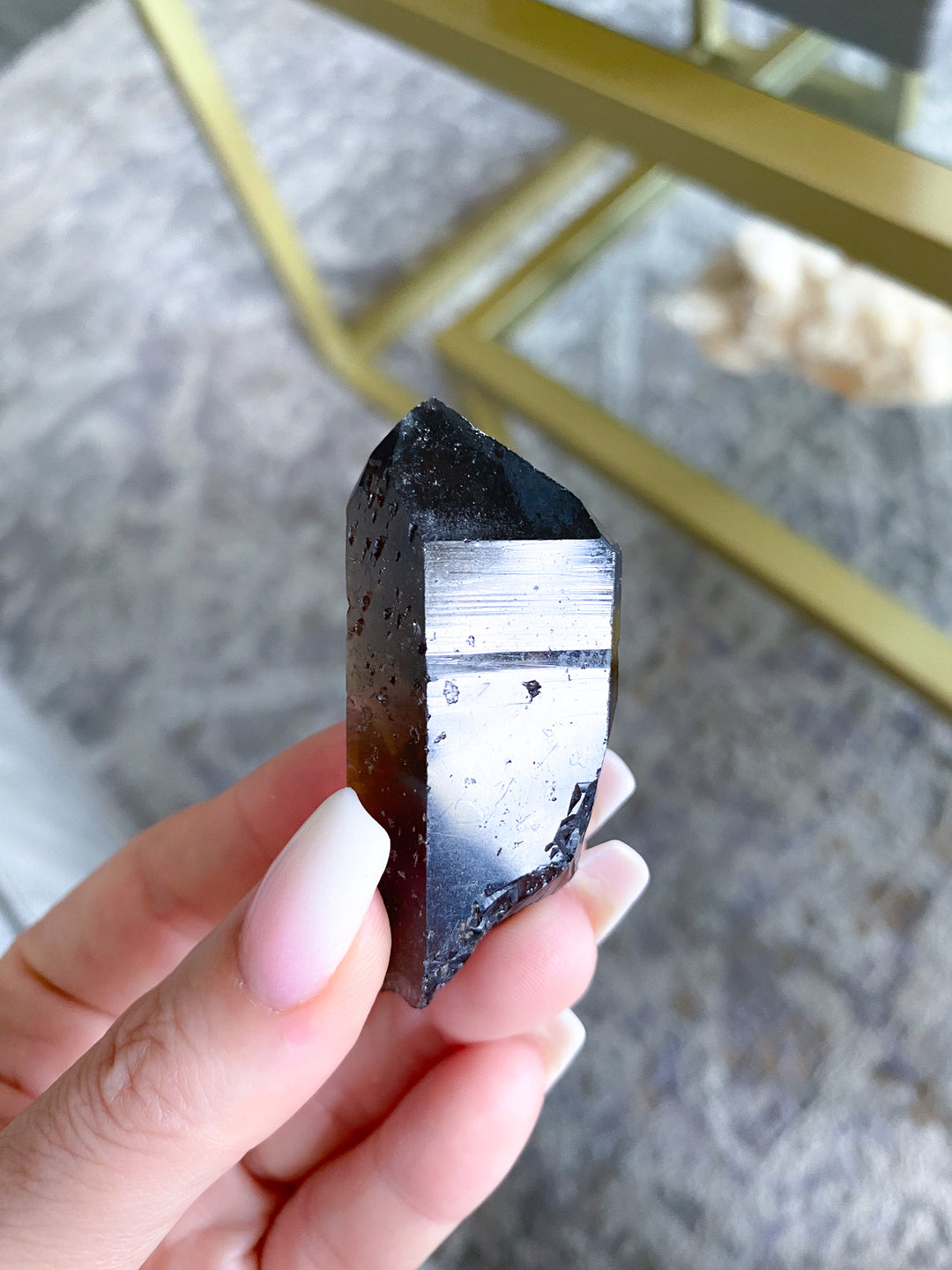 Natural Smokey Quartz Point