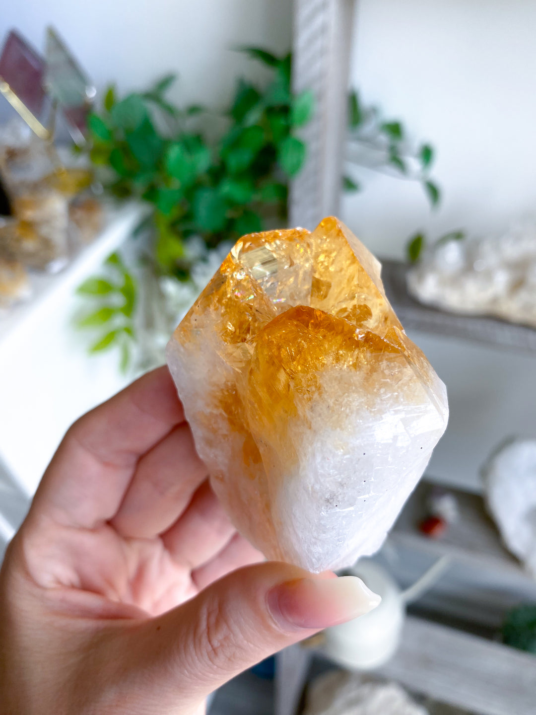 PROSPERITY: Citrine Point Top Polish Tower #2