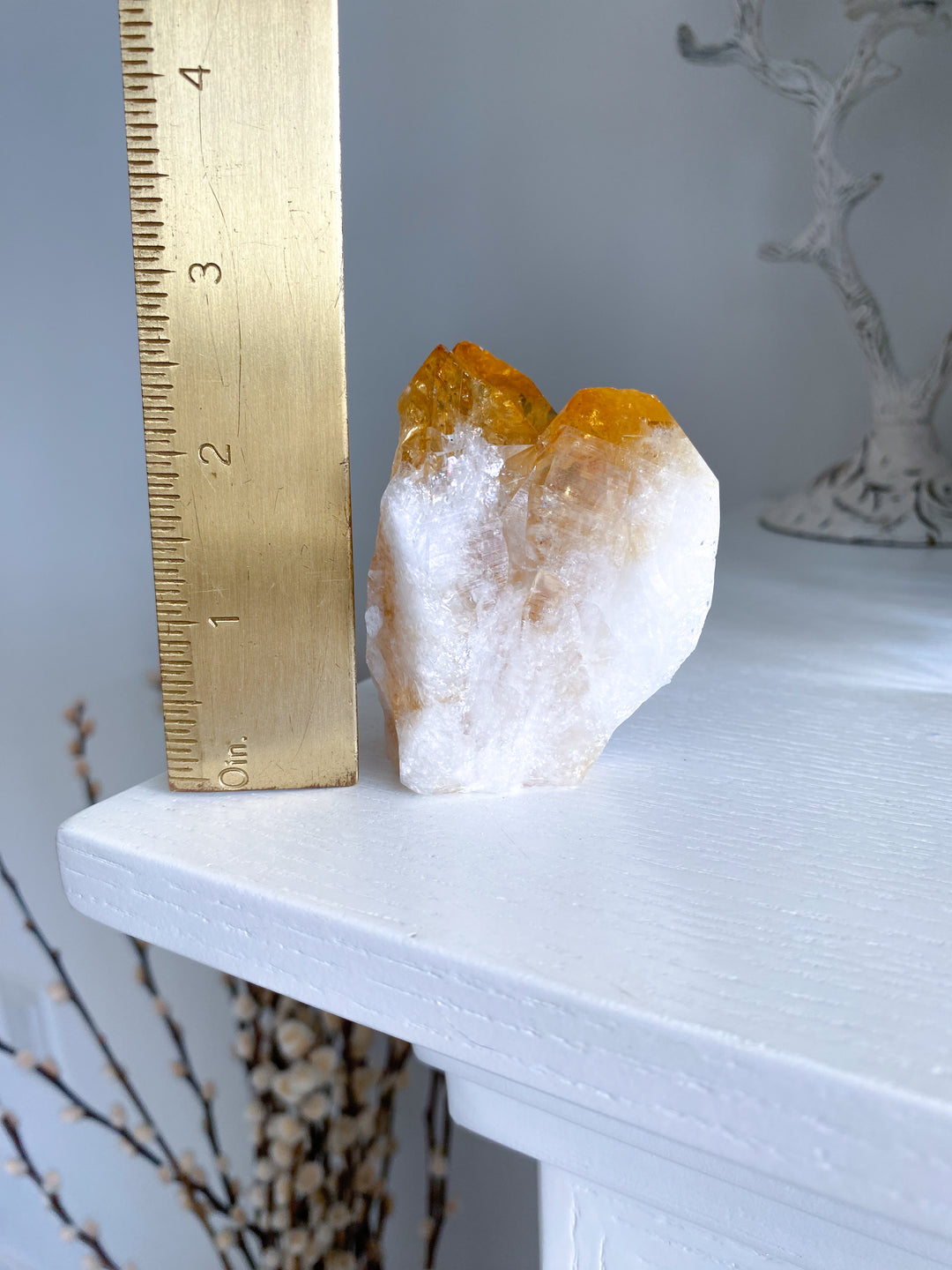 PROSPERITY: Citrine Point Top Polish Tower #2