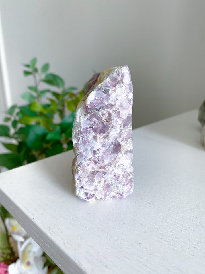 Polished Candy Rainbow Fluorite Slab 