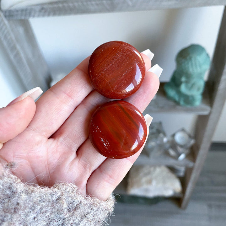 Red Jasper Coin