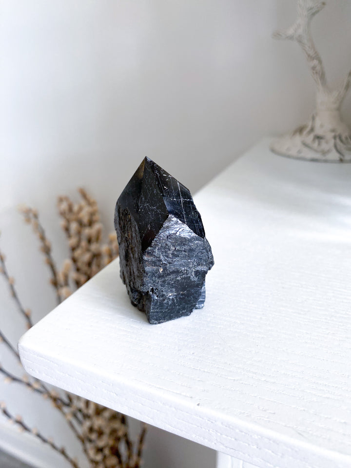 Black Tourmaline Top Polish Tower #6
