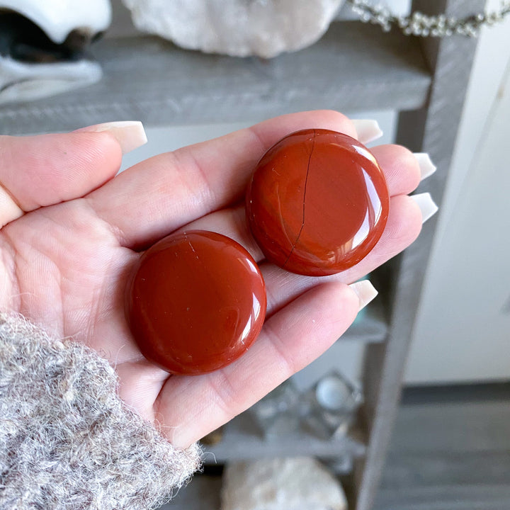 Red Jasper Coin