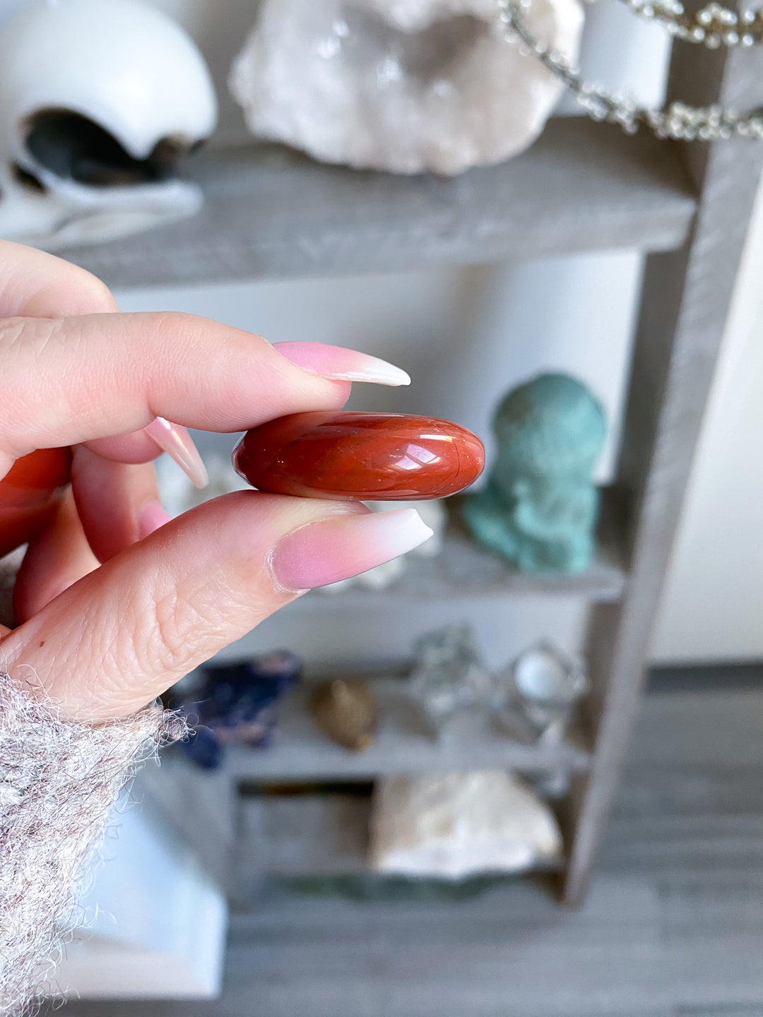 Red Jasper Coin