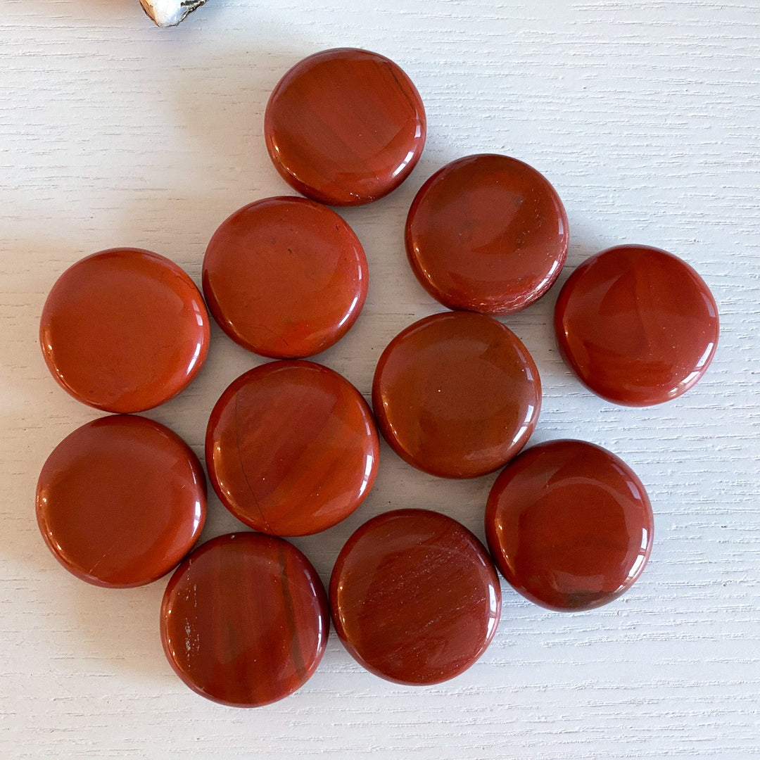 Red Jasper Coin