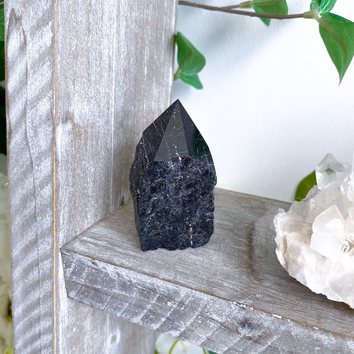 Black Tourmaline Top Polish Tower #6