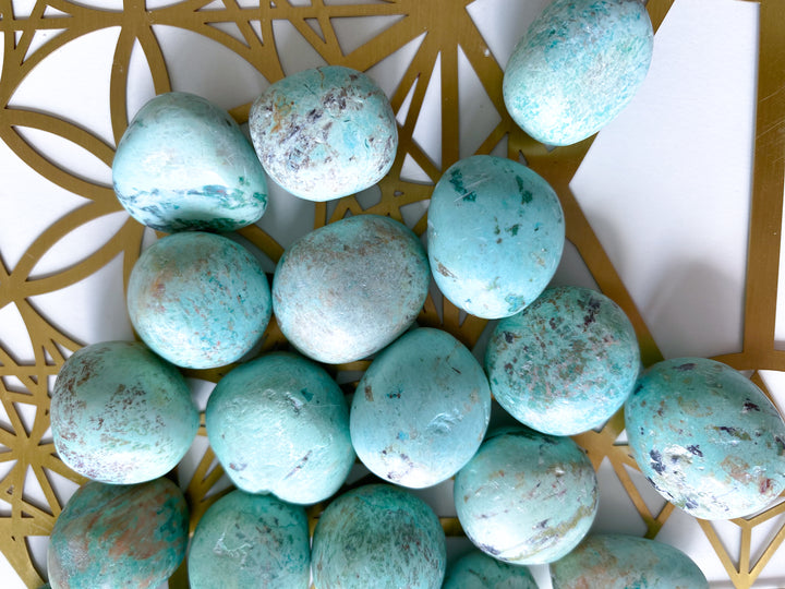 Peruvian Turquoise Pebble Stone