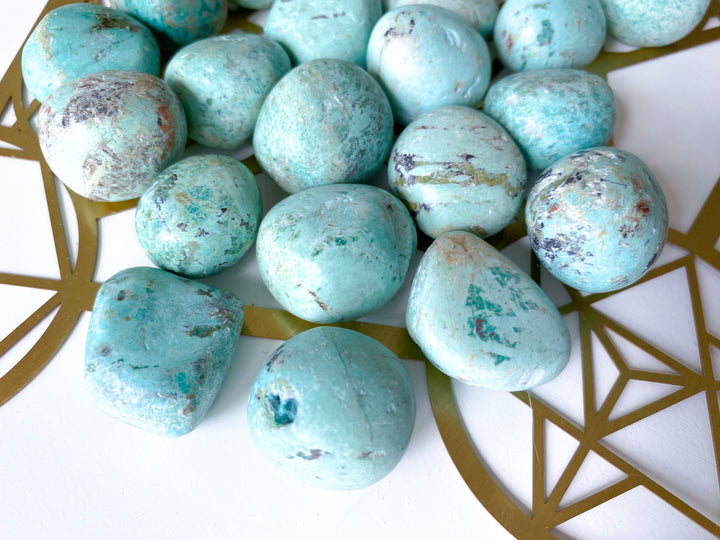 Peruvian Turquoise Pebble Stone