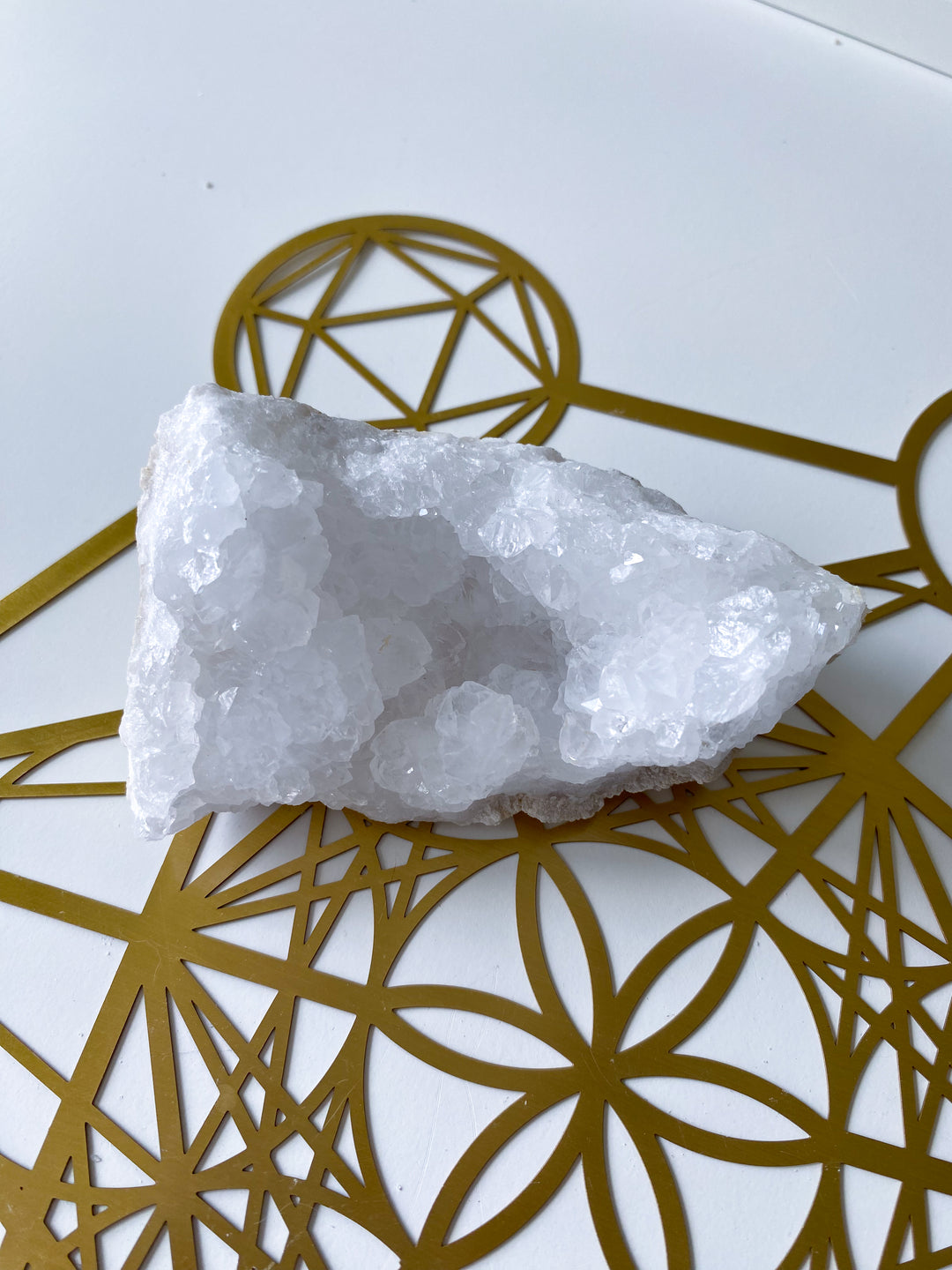 White Calcite Geode Piece #3