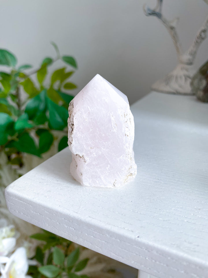 Small Pale Rose Quartz Top Polish 