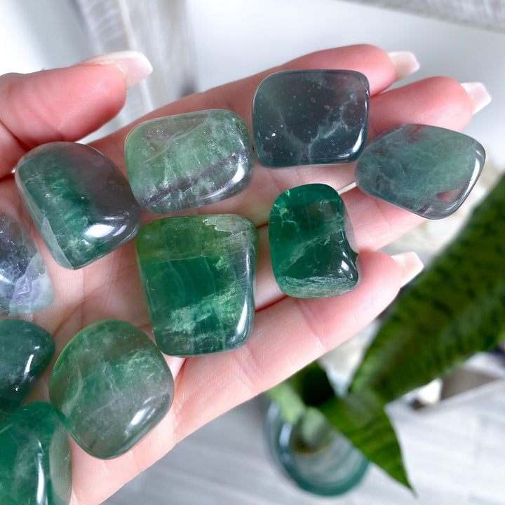 Green Fluorite Tumble