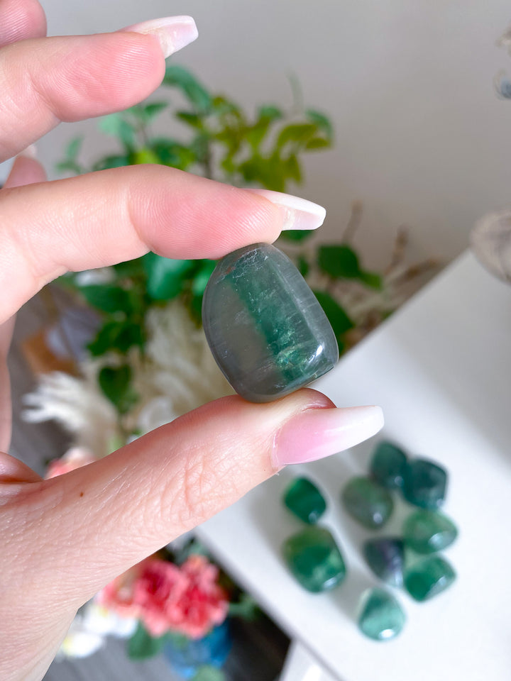 Green Fluorite Tumble