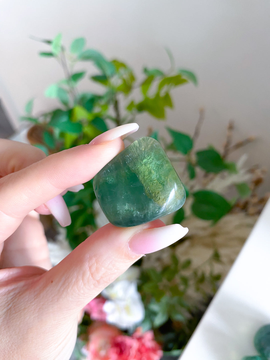 Green Fluorite Tumble