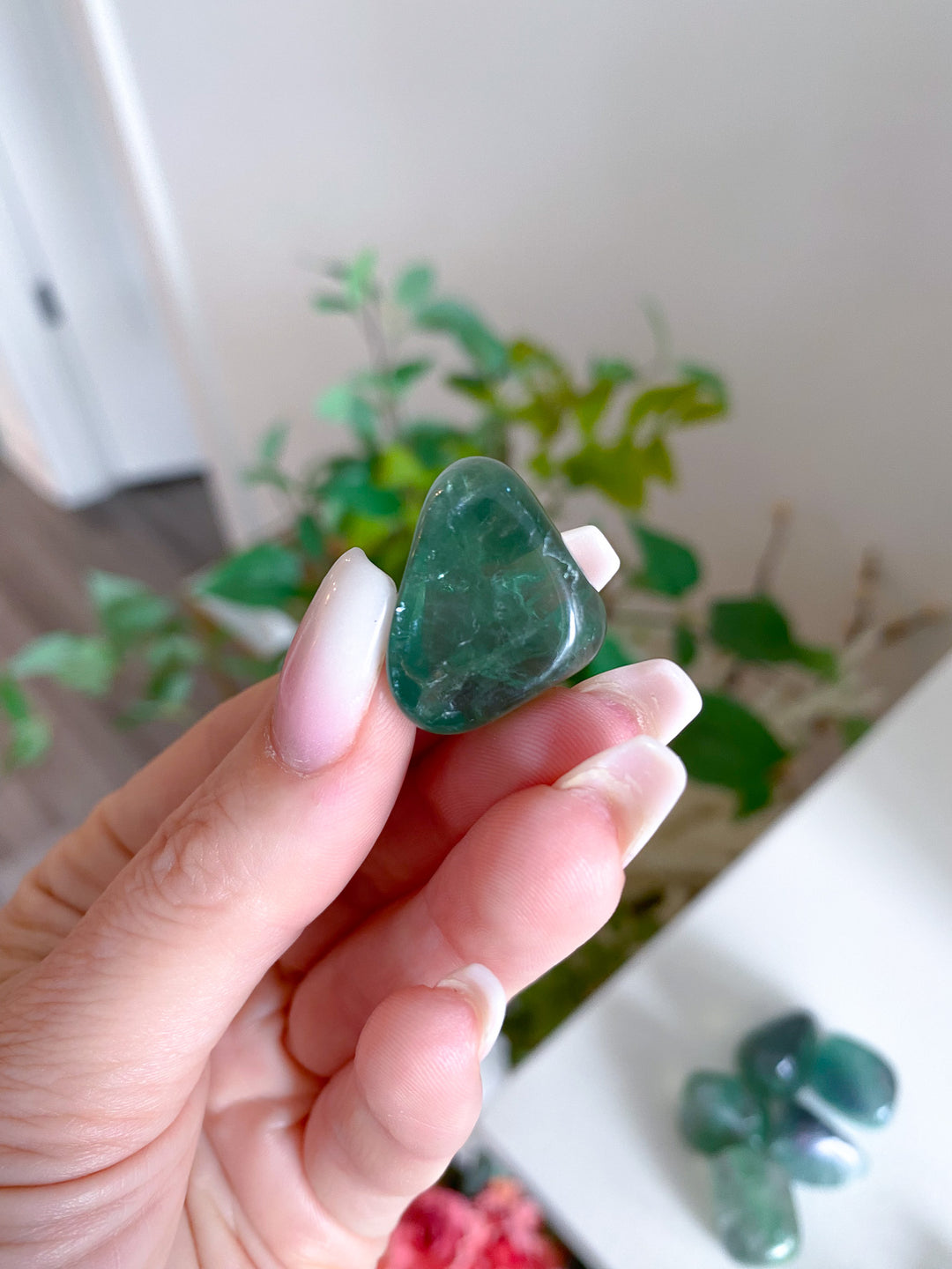 Green Fluorite Tumble