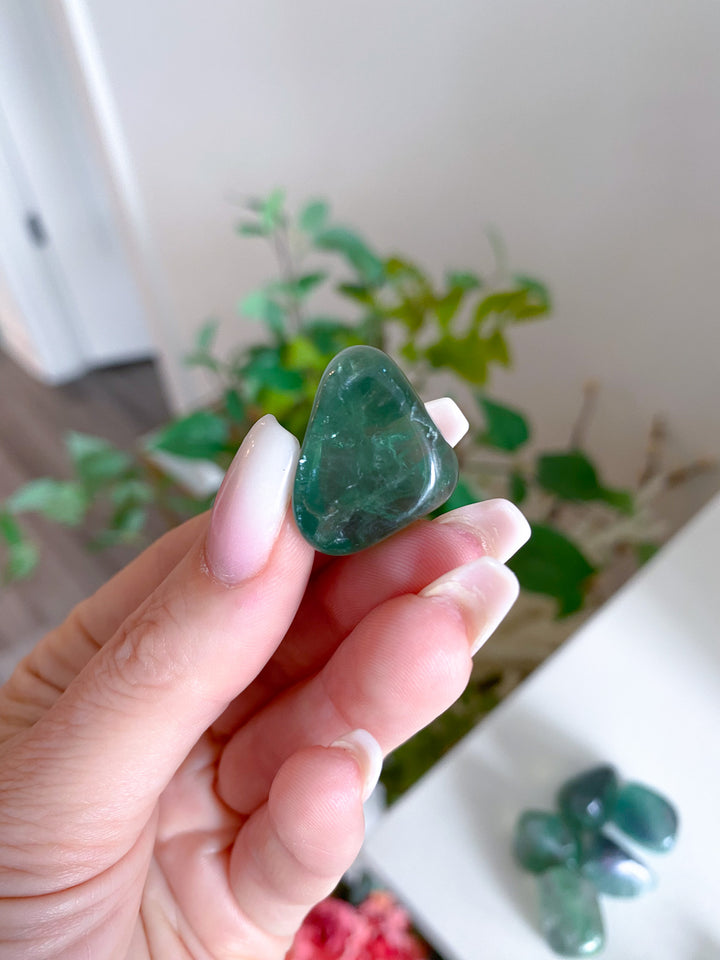 Green Fluorite Tumble