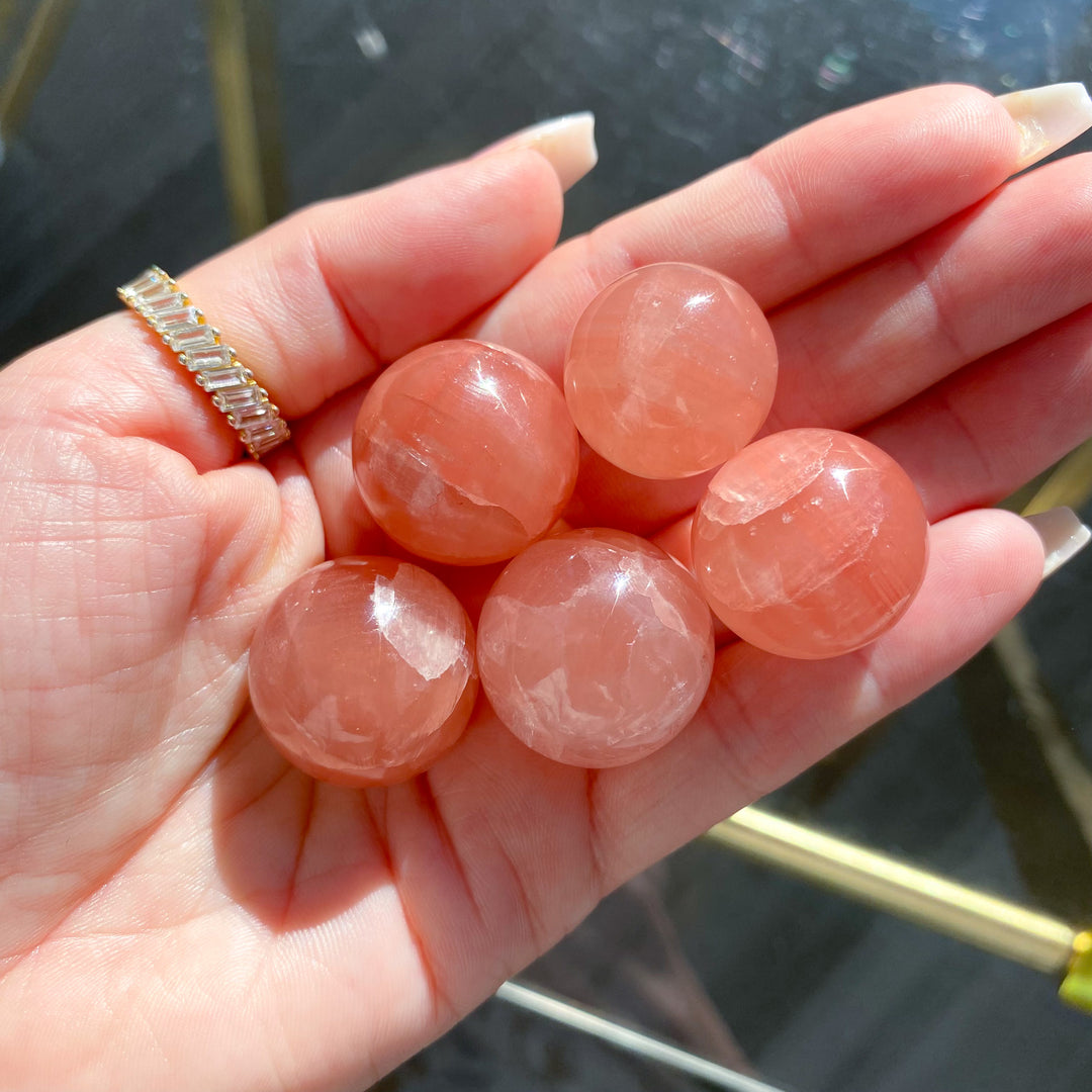 Rose Calcite Mini Sphere