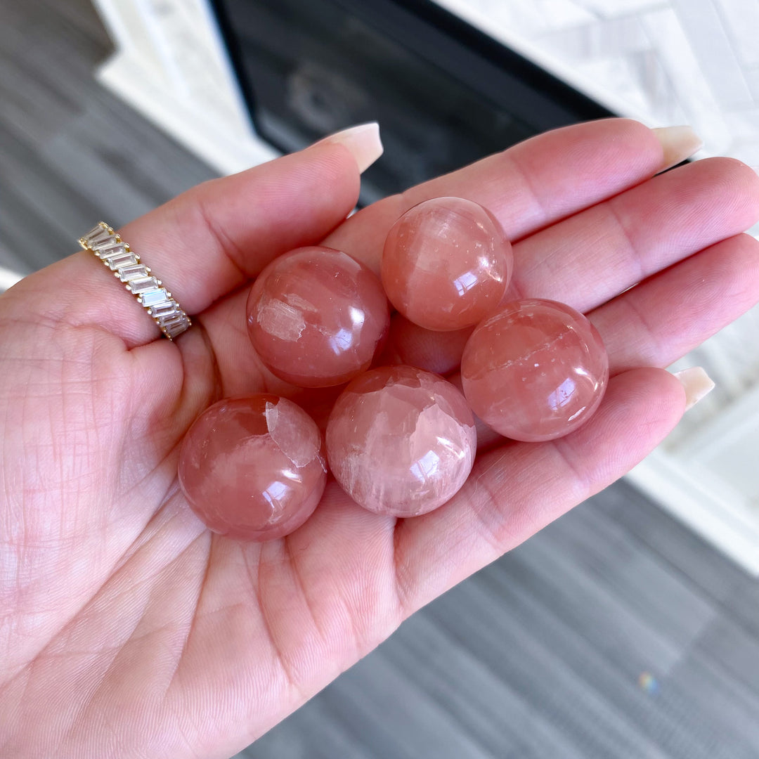 Rose Calcite Mini Sphere