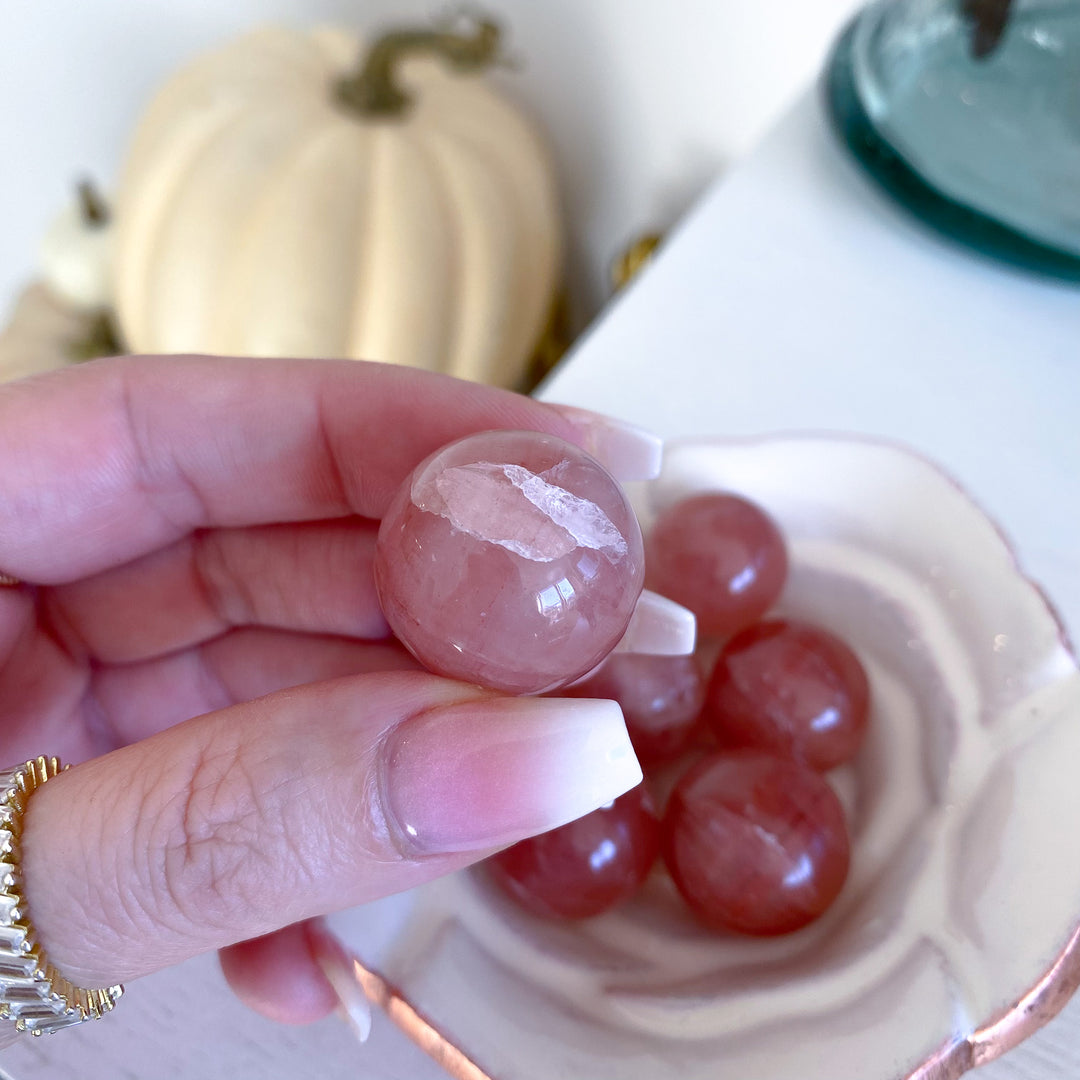 Rose Calcite Mini Sphere