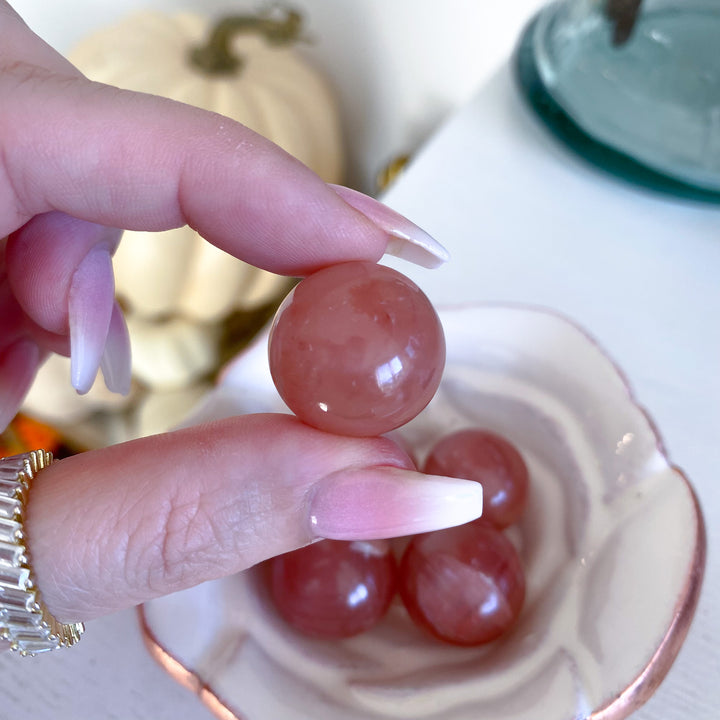 Rose Calcite Mini Sphere