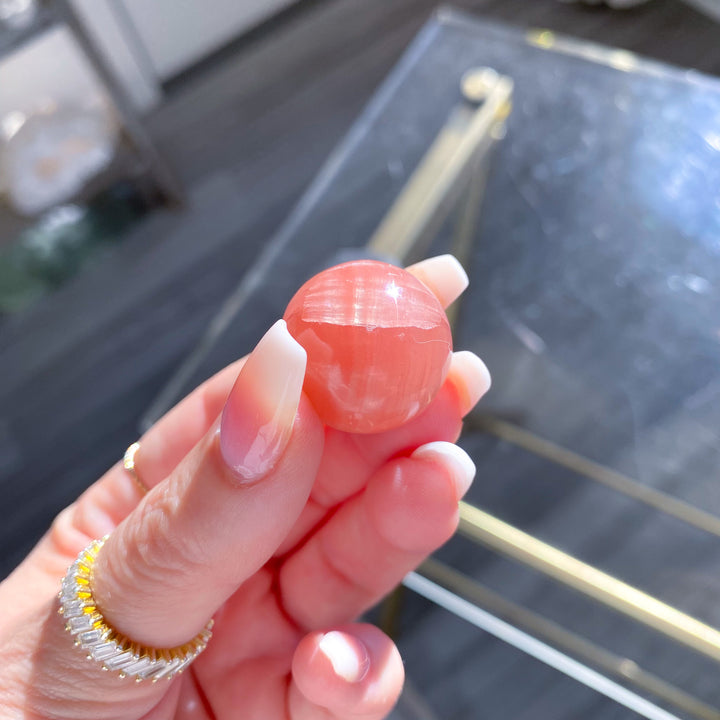 Rose Calcite Mini Sphere