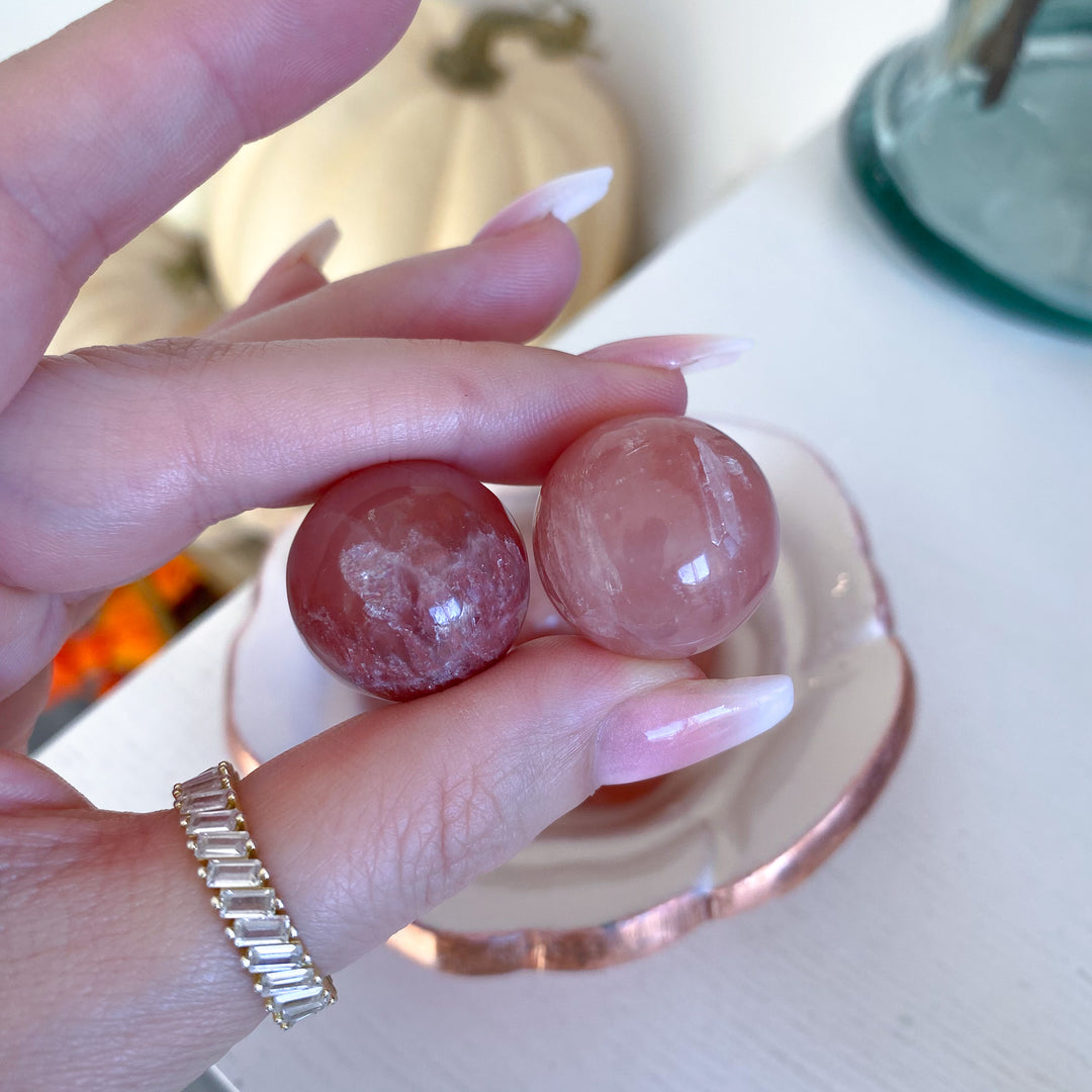 Rose Calcite Mini Sphere