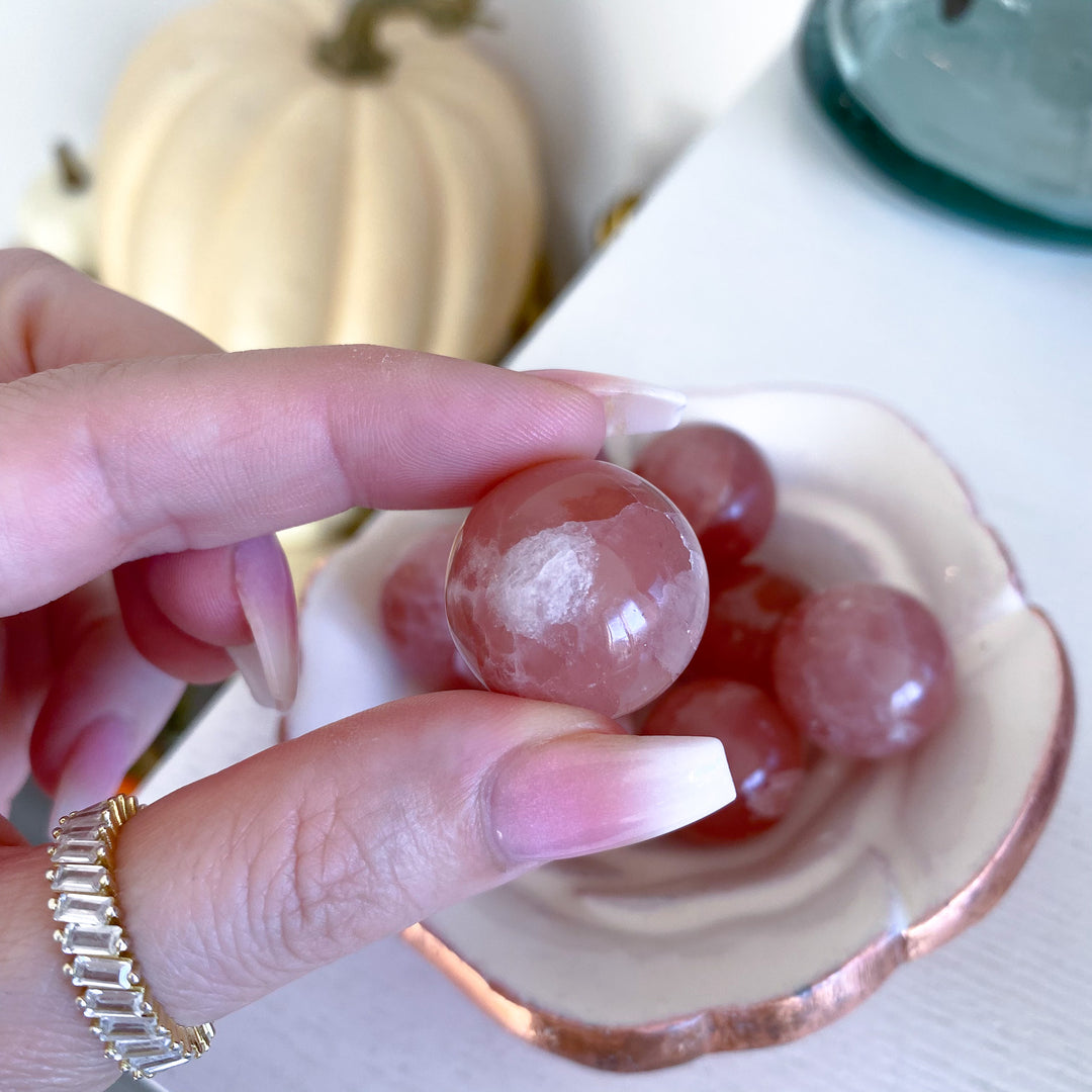 Rose Calcite Mini Sphere