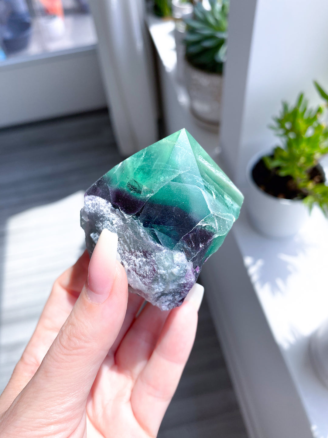 Fluorite Top Polish Point #20