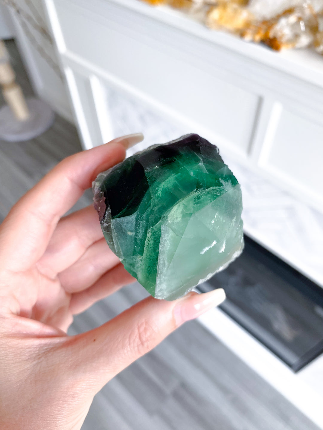 Fluorite Top Polish Point #20