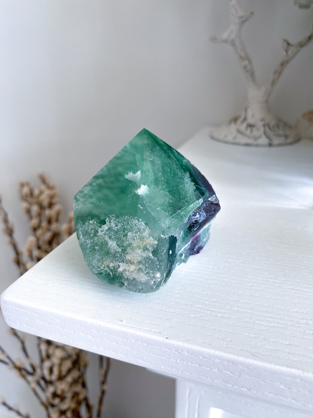 Fluorite Top Polish Point #20