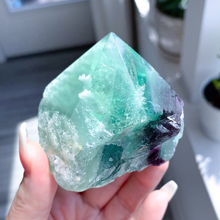 Fluorite Top Polish Point #20