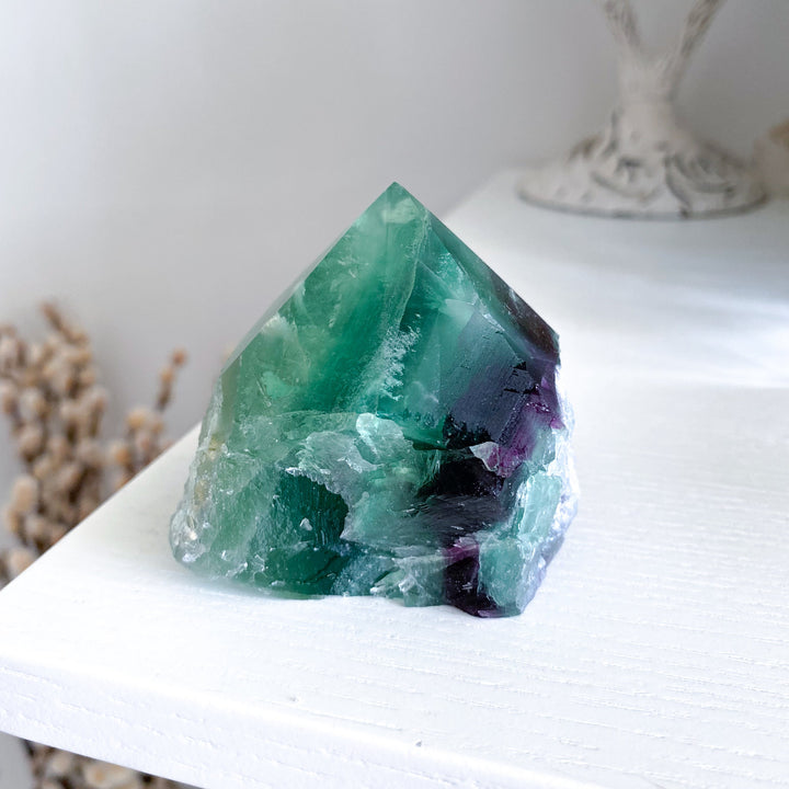 Fluorite Top Polish Point #20