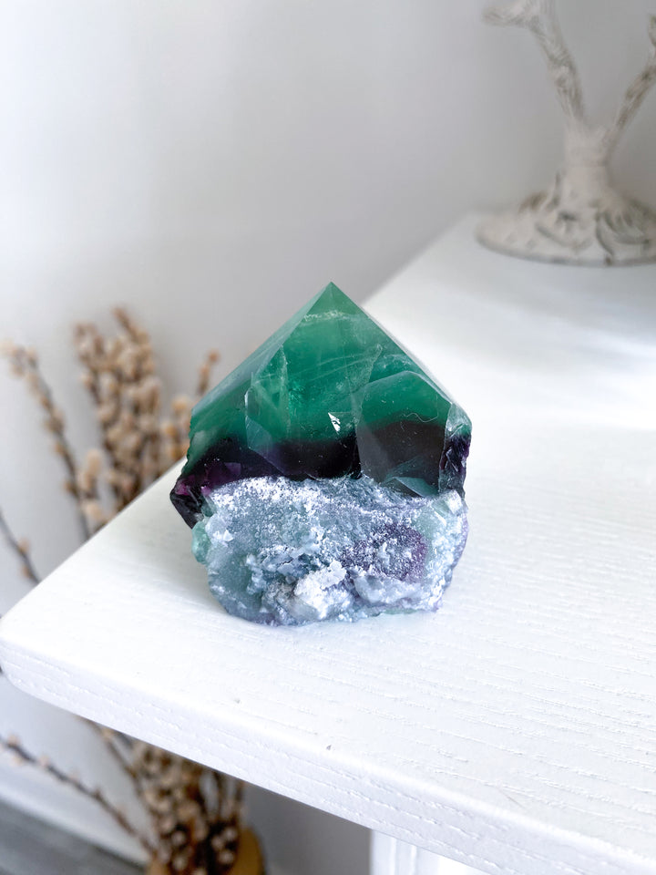 Fluorite Top Polish Point #20