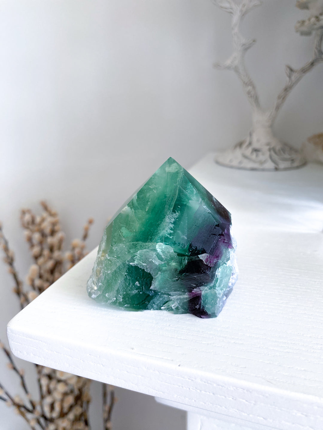 Fluorite Top Polish Point #20
