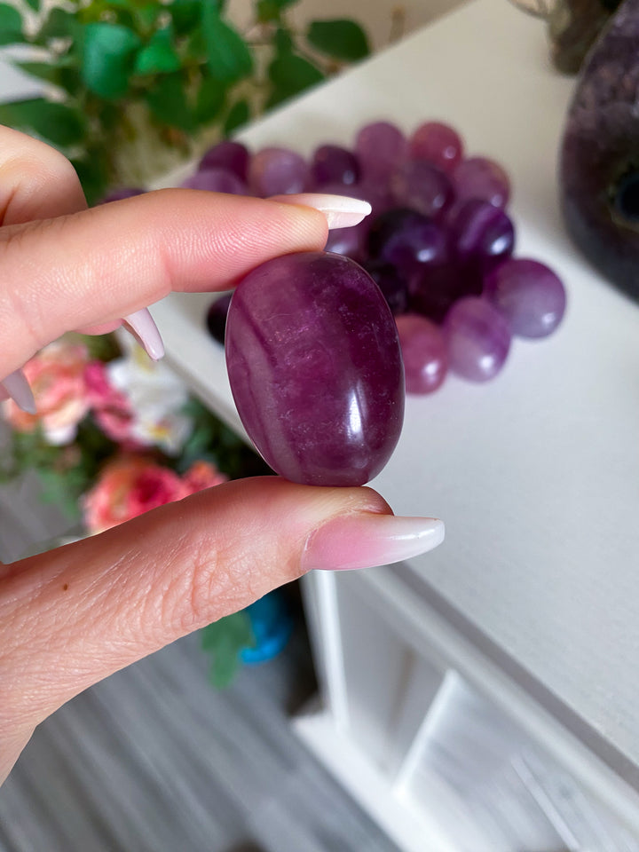Purple Fluorite Tumble