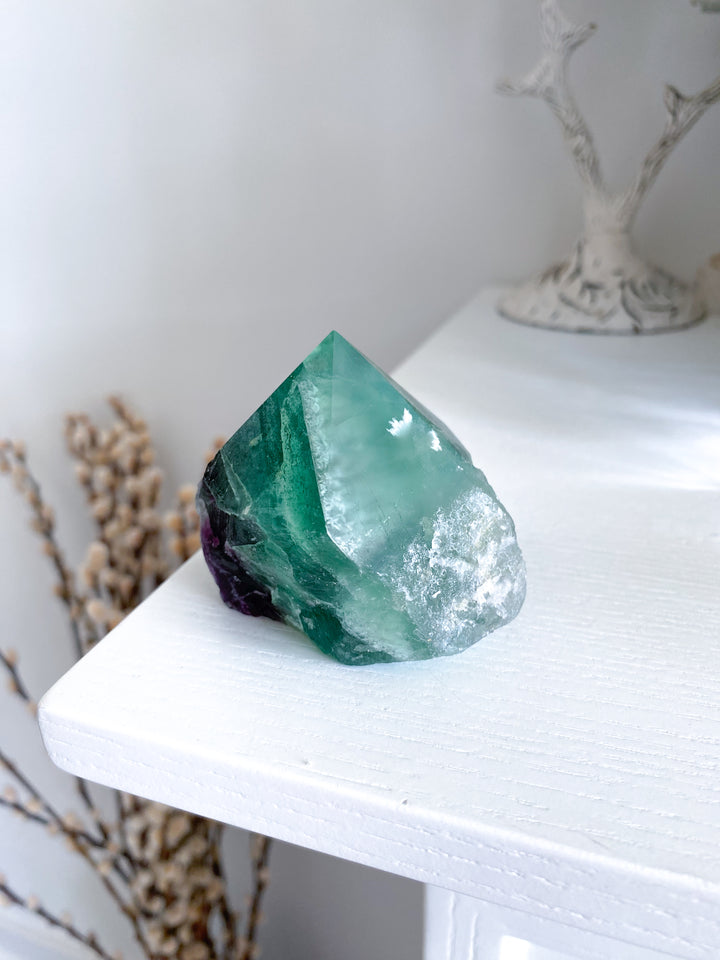 Fluorite Top Polish Point #20