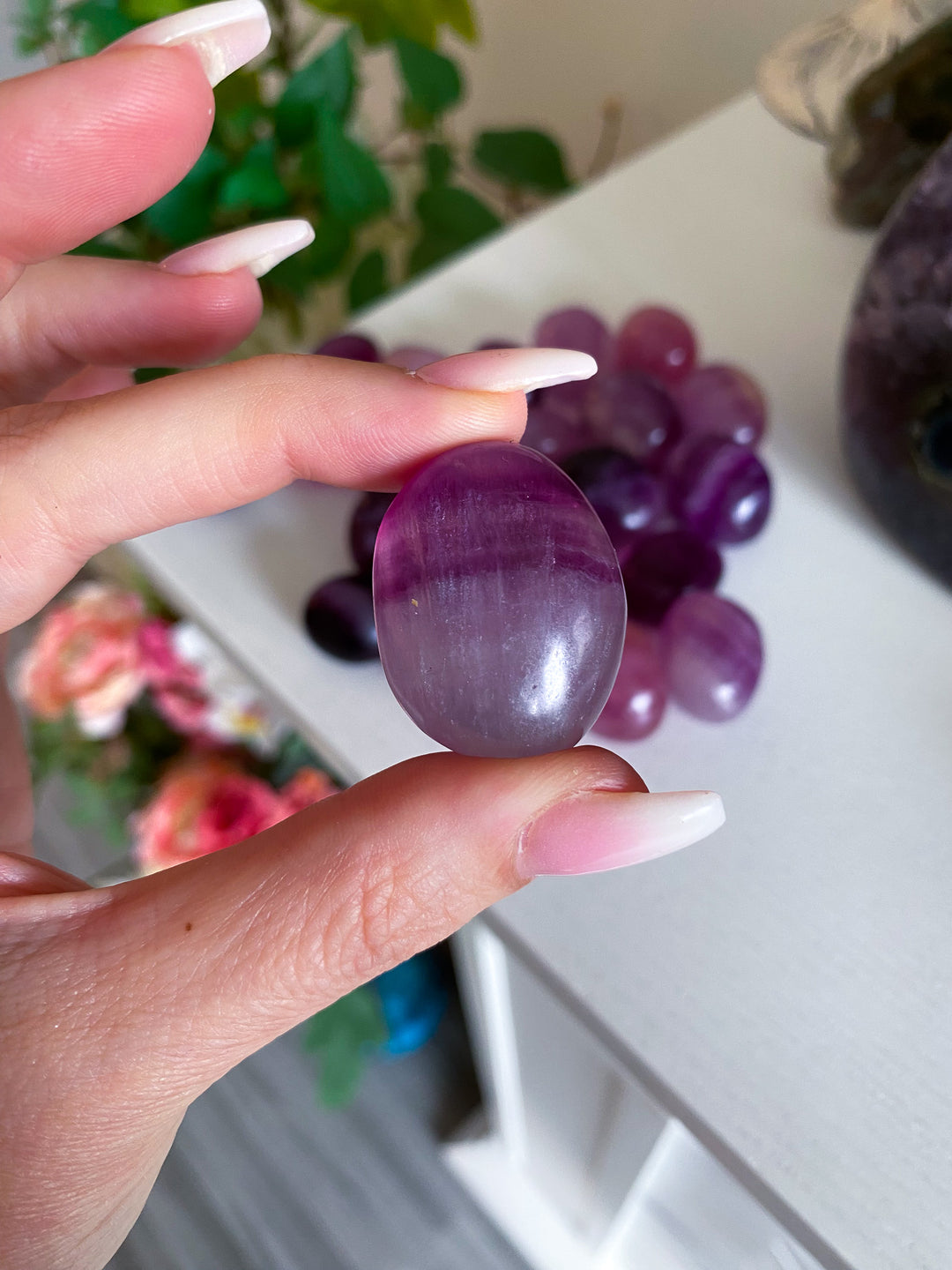 Purple Fluorite Tumble