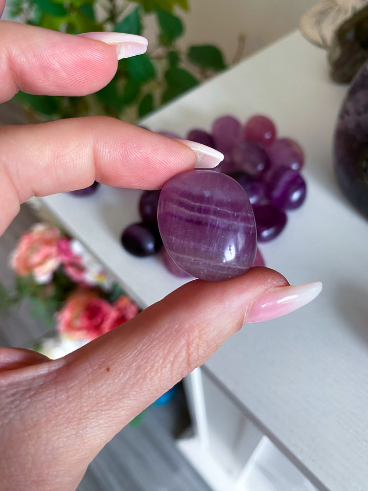 Purple Fluorite Tumble