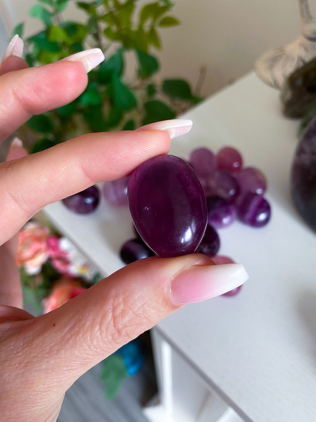 Purple Fluorite Tumble