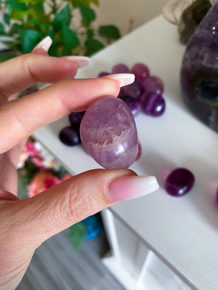 Purple Fluorite Tumble