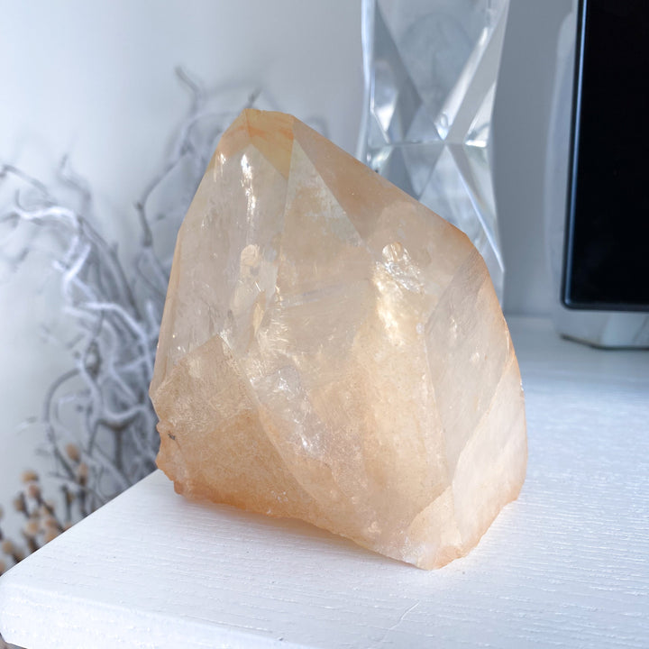 XL RARE Tangerine Quartz - 2 lb Cluster