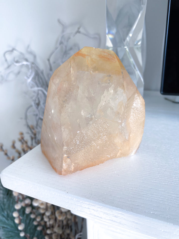 XL RARE Tangerine Quartz - 2 lb Cluster