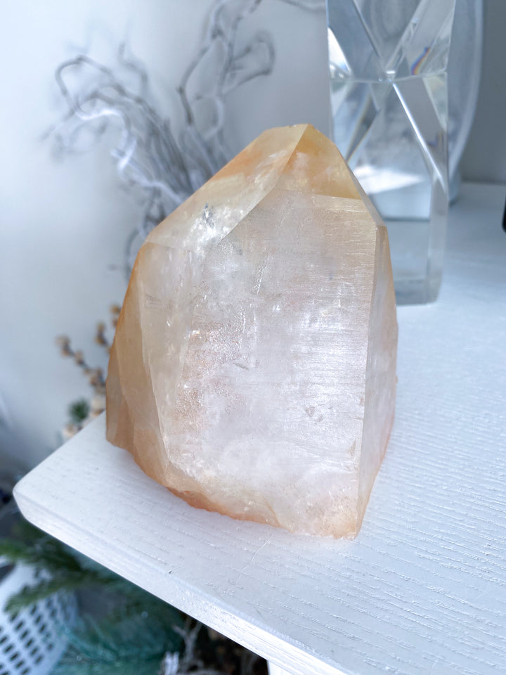 XL RARE Tangerine Quartz - 2 lb Cluster
