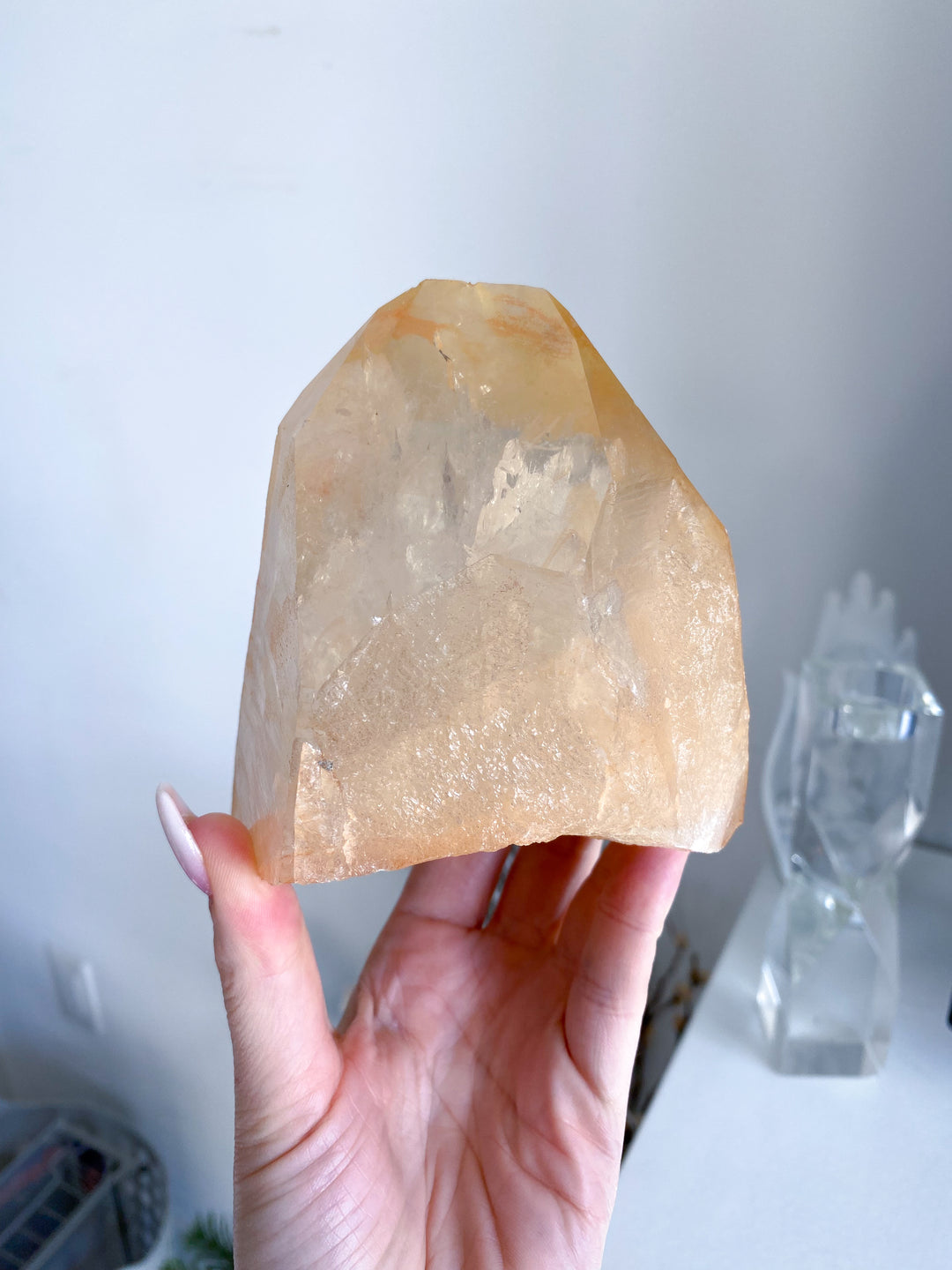 XL RARE Tangerine Quartz - 2 lb Cluster
