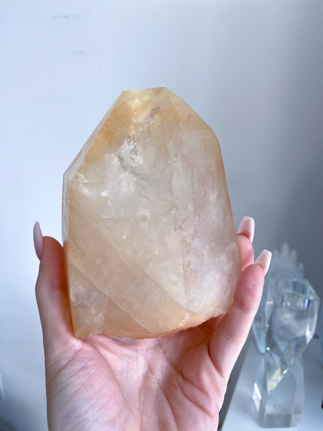 XL RARE Tangerine Quartz - 2 lb Cluster