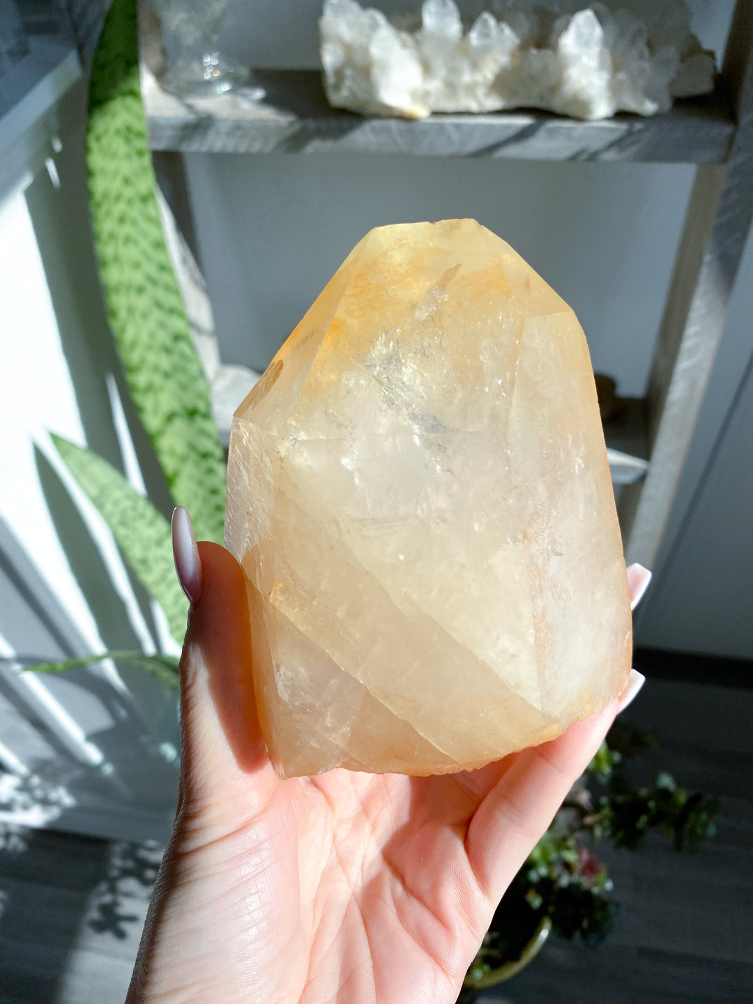 XL RARE Tangerine Quartz - 2 lb Cluster