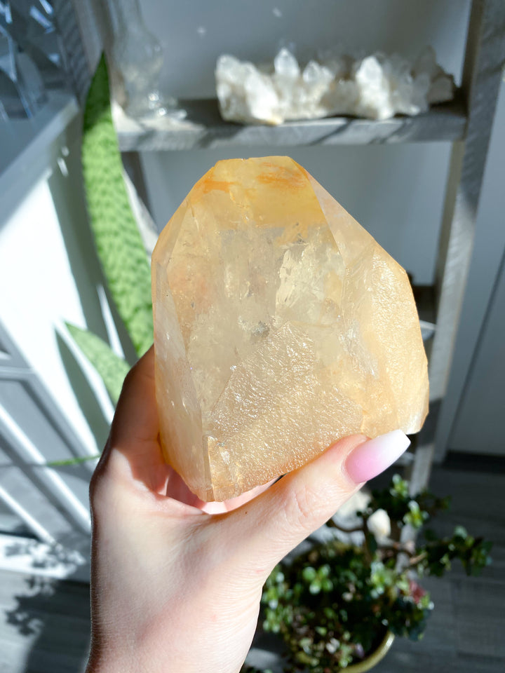 XL RARE Tangerine Quartz - 2 lb Cluster