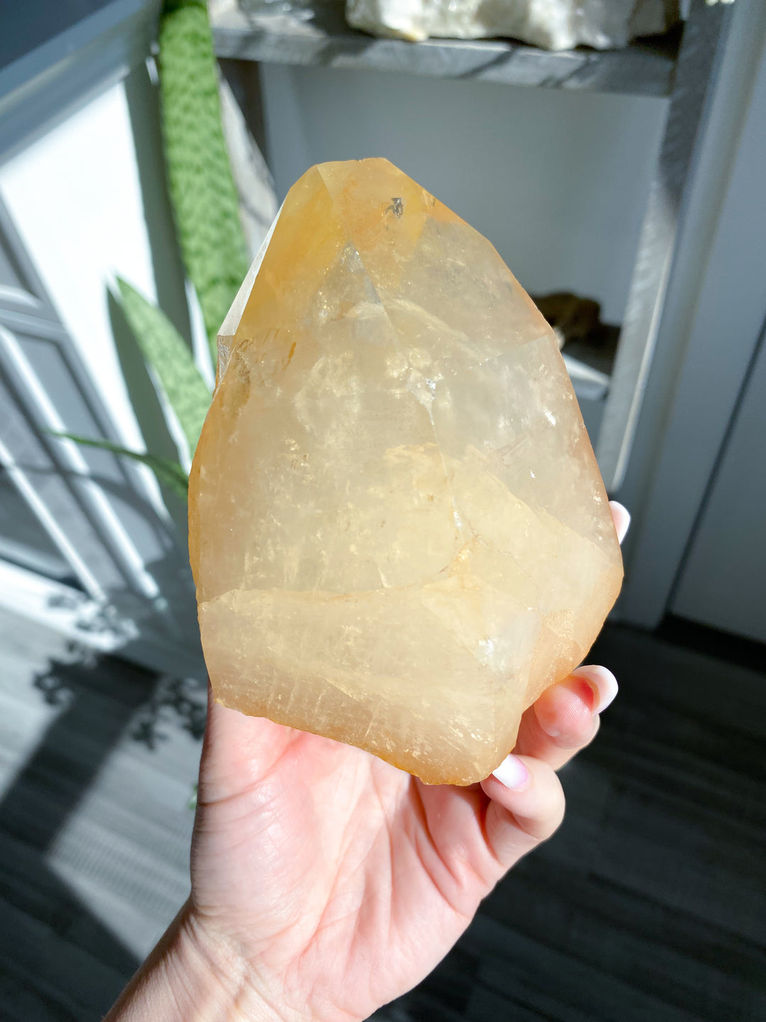 XL RARE Tangerine Quartz - 2 lb Cluster
