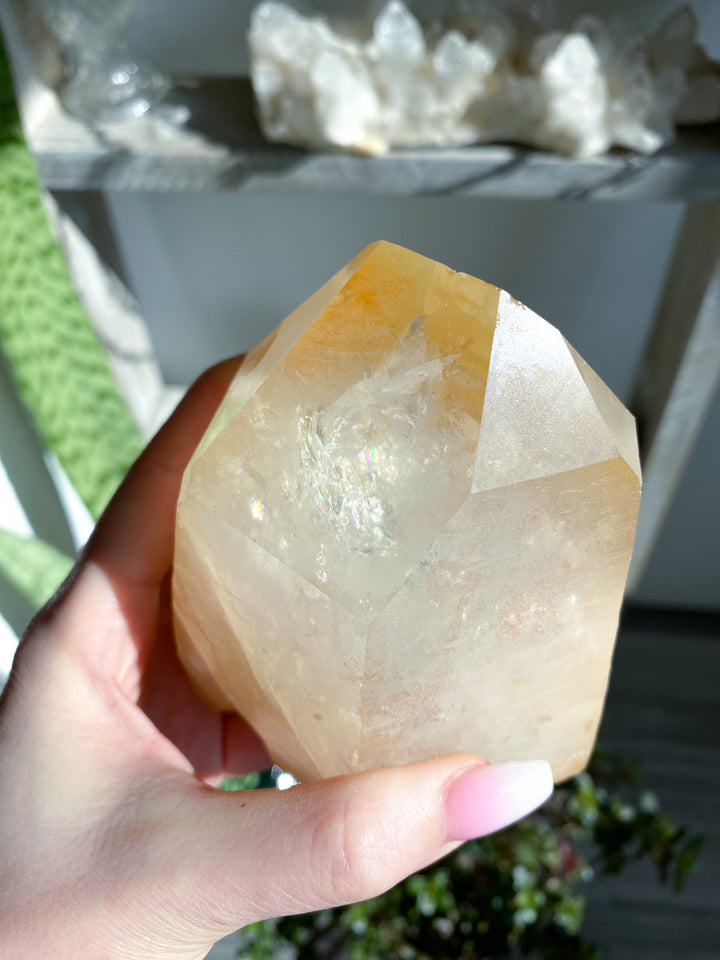 XL RARE Tangerine Quartz - 2 lb Cluster