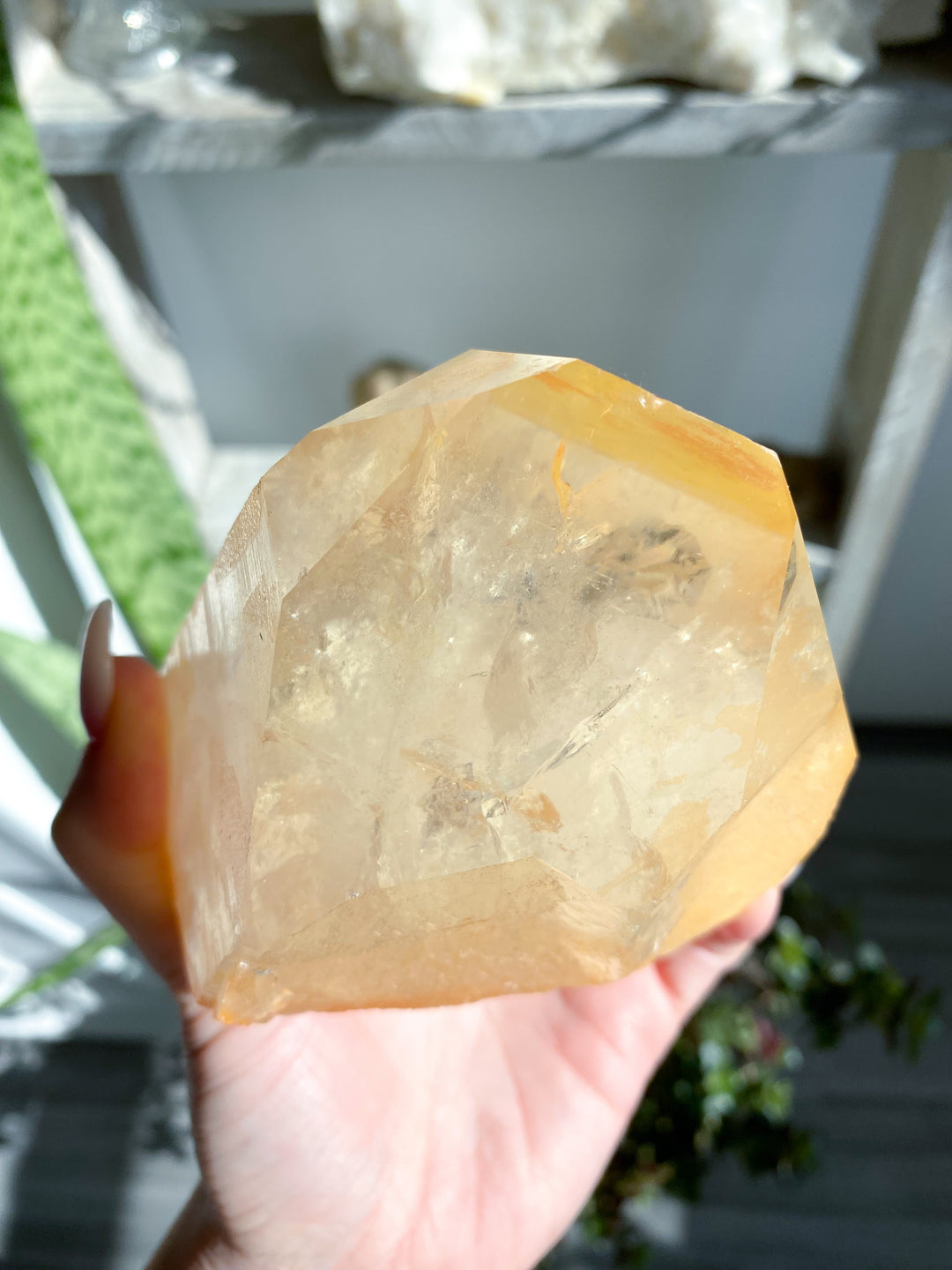 XL RARE Tangerine Quartz - 2 lb Cluster