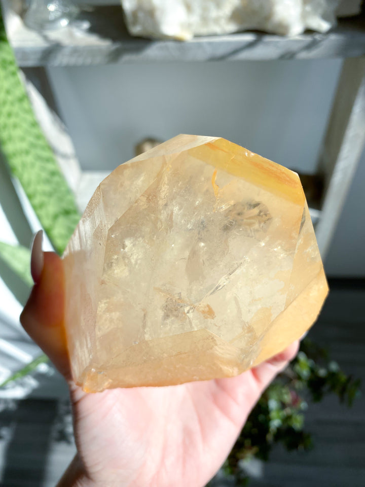 XL RARE Tangerine Quartz - 2 lb Cluster